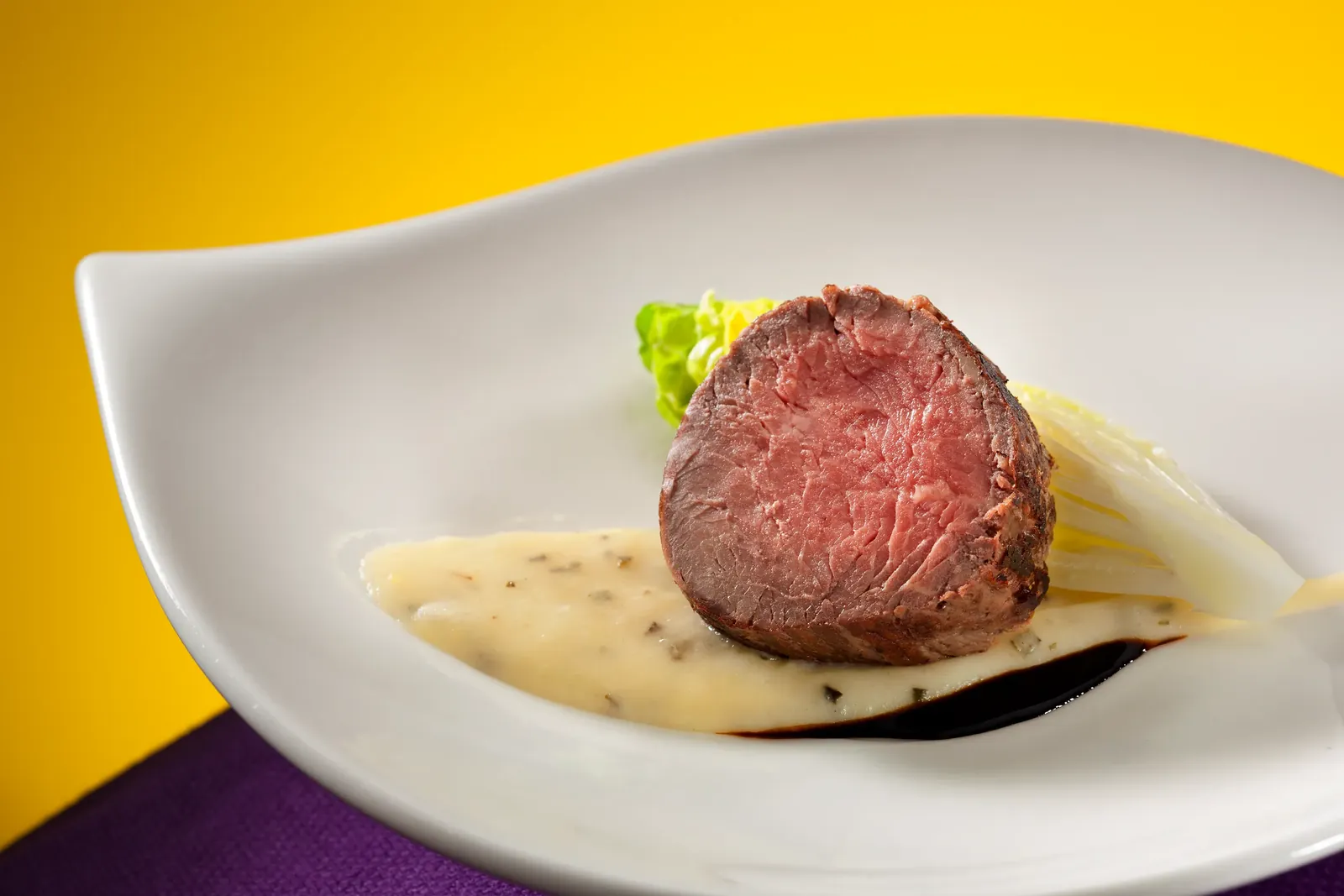 Beef Filet Mushroom Sauce — commercial photography